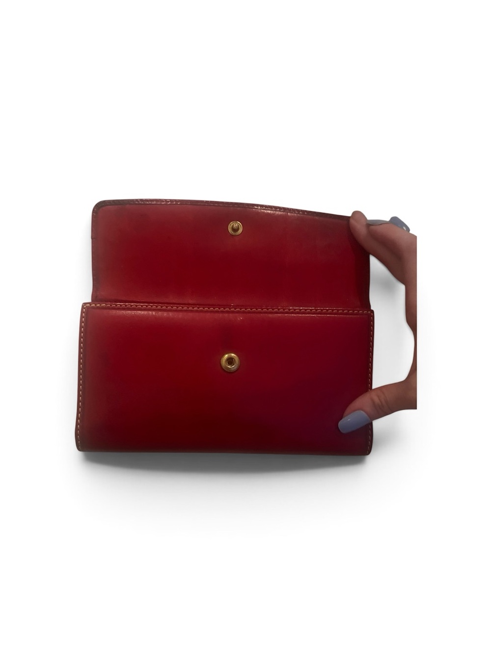 Dooney & Bourke Red Leather Wallet - Picture 4 of 17